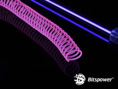Bitspower Smart-Coil for 3/4"OD slange, UV Rød
