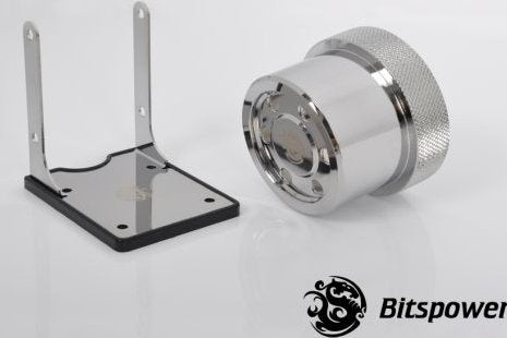 Bitspower deksel for Laing D5 baserte pumper, sølv