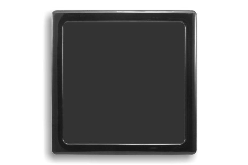 DEMCiflex magnetisk filter 140mm, firkantet, sort