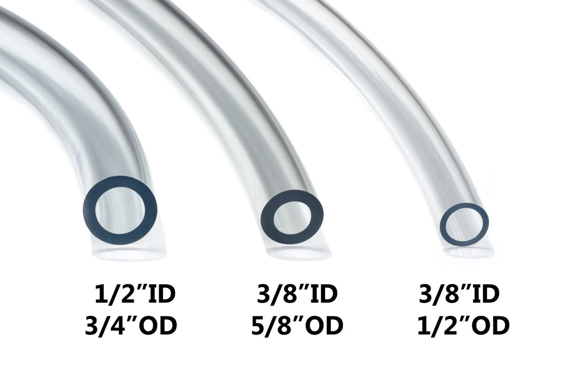 Finger Lakes Extrusion, FLEX GP70, slange, 1/2&quot;ID -3/4&quot;OD, klar
