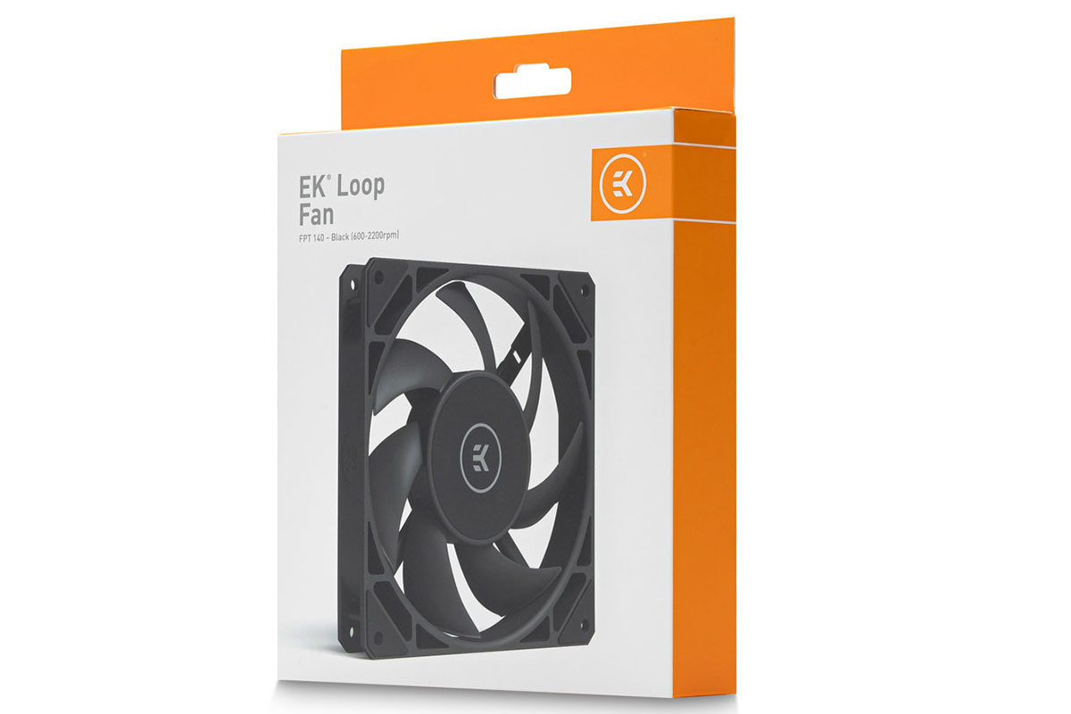EK vifte, EK-Loop Fan FPT 140 - Black (600-2200rpm)