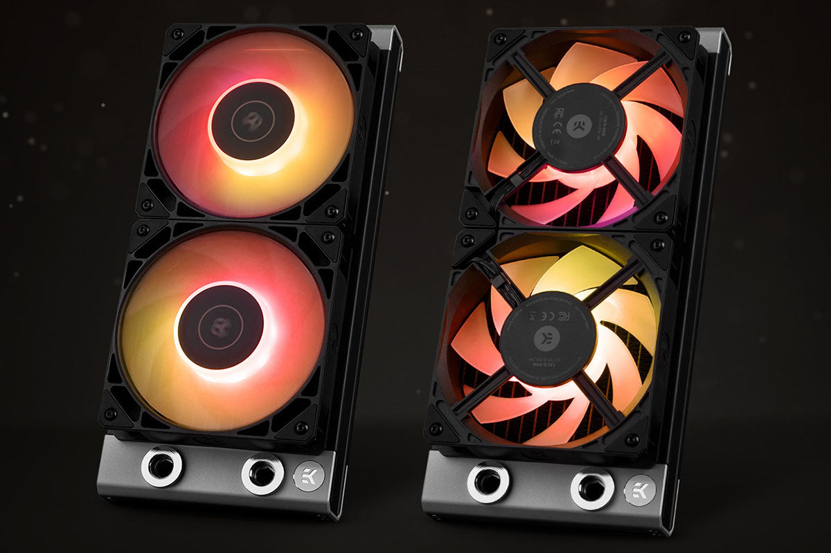 EK vifte, EK-Loop Fan FPT 140 D-RGB - Black (600-2200rpm)