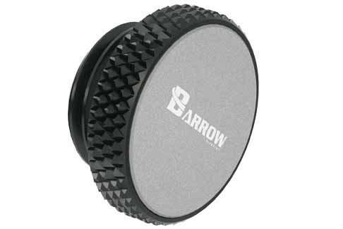 Barrow blindplugg, 1/4&quot;BSP, Black/Grey