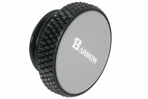 Barrow blindplugg, 1/4"BSP, Black/Grey