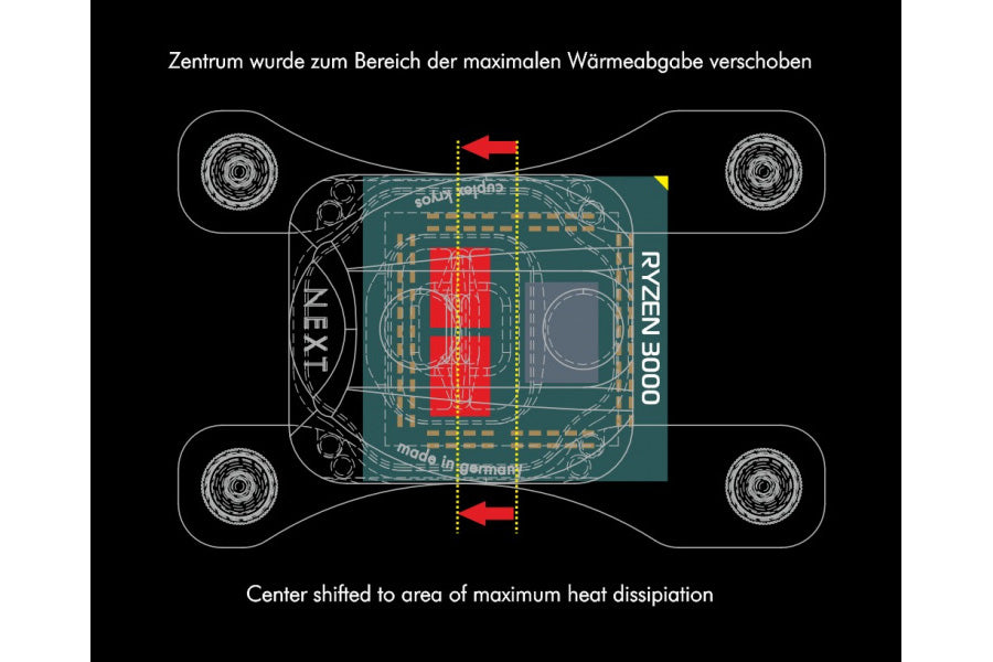 AquaComputer cuplex kryos NEXT RGBpx black AM5/AM4 9000/7000/5000/3000, acrylic/nickel