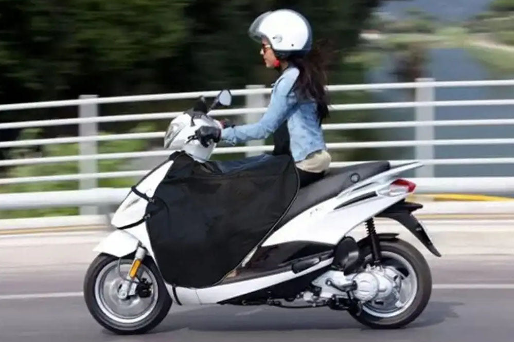 Scooter benvarmer, vanntett, vindtett, sort