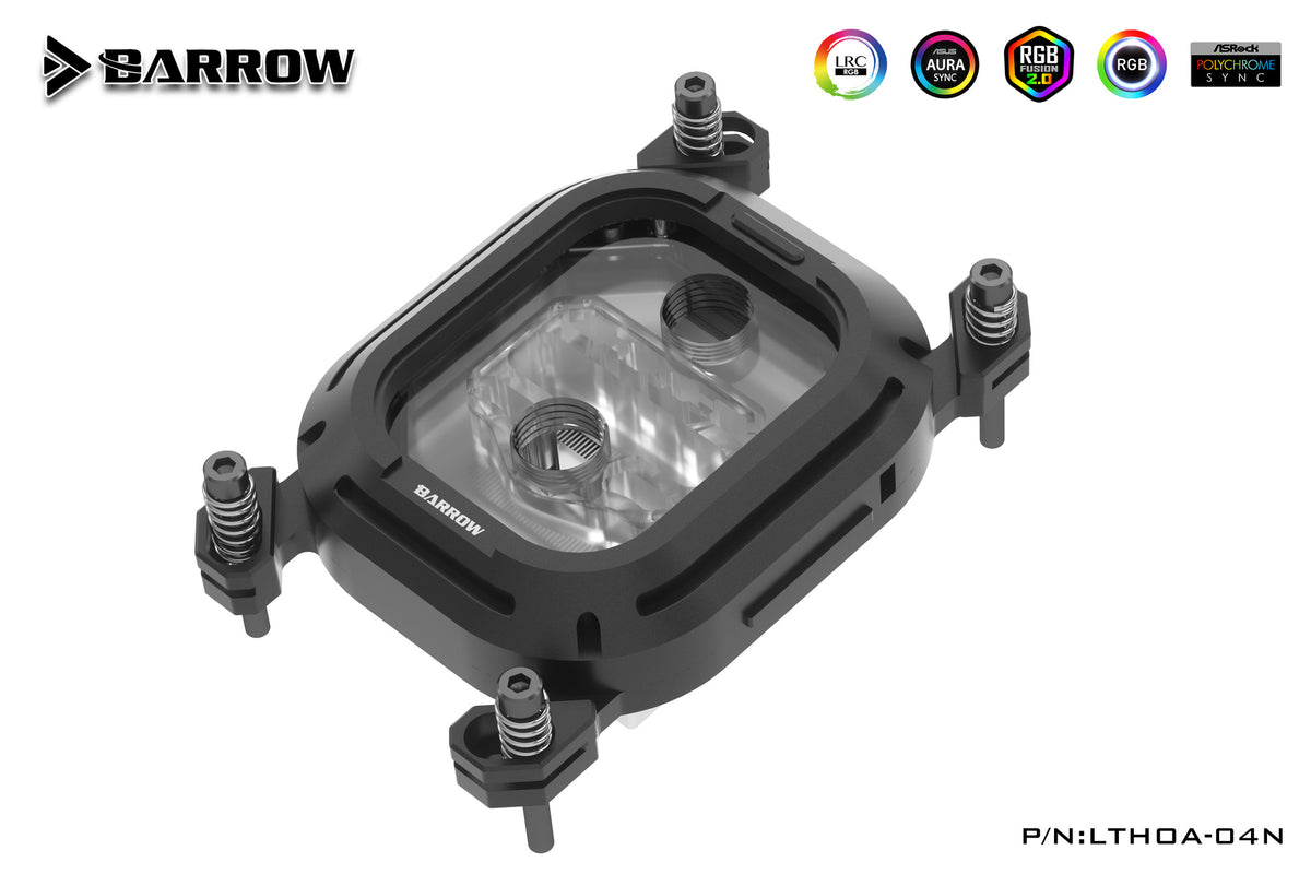 Barrow CPU-vannblokk, AM5/AM4 9000/7000/5000/3000, RGB LRC 2.0
