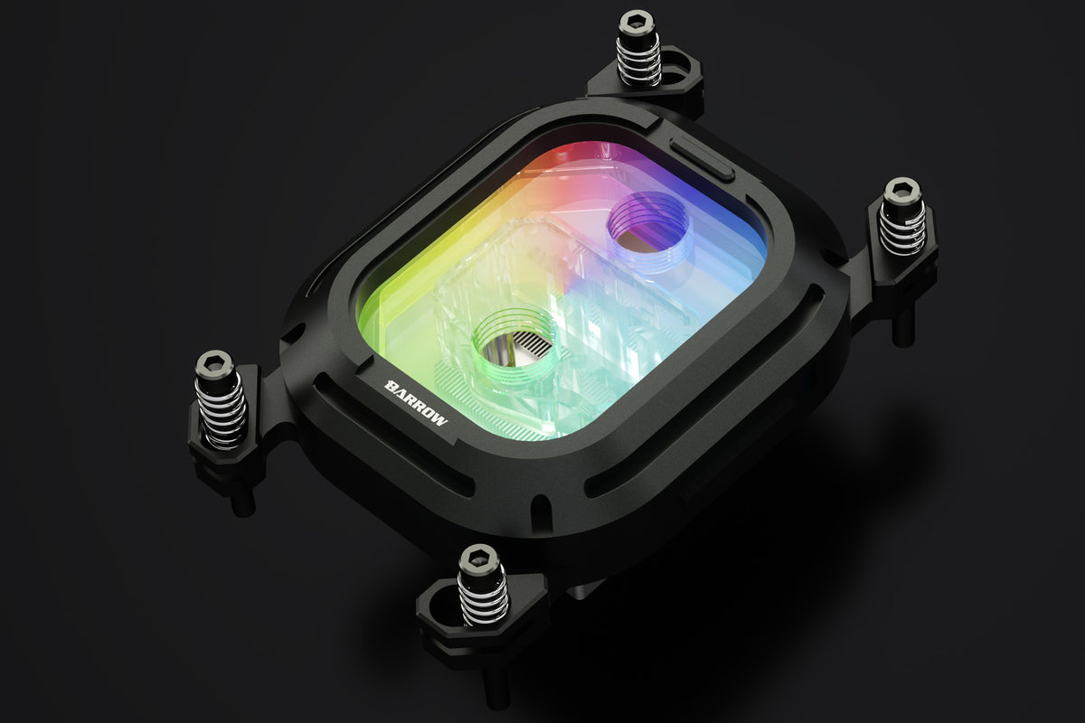 Barrow CPU-vannblokk, AM5/AM4 9000/7000/5000/3000, RGB LRC 2.0