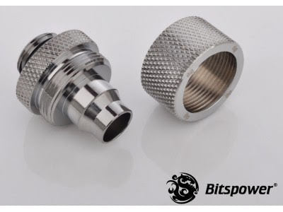 Bitspower kompresjonsnippel, 1/4&quot;BSPx3/8&quot;ID-5/8&quot;OD