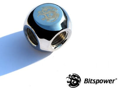 Bitspower L-blokk, 1/4"BSPx2