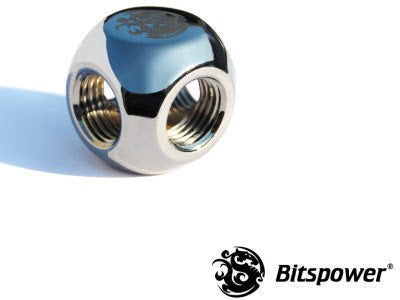Bitspower Q-blokk, 1/4"BSPx4