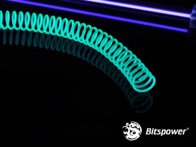 Bitspower Smart-Coil for 1/2"OD slange, UV Grønn