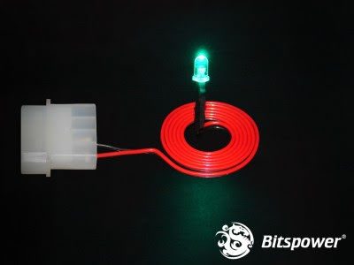 Bitspower LED, 5mm, Grønn