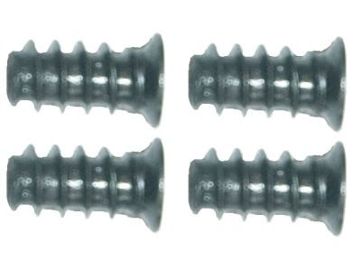 Vifteskrue, sort, selvgjengende, sett à 4 stk.