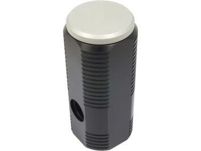 AquaComputer vanntank, aquainlet Delrin, Sort