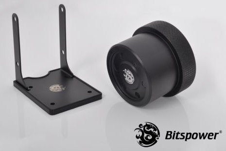 Bitspower deksel for Laing D5 baserte pumper, matt sort