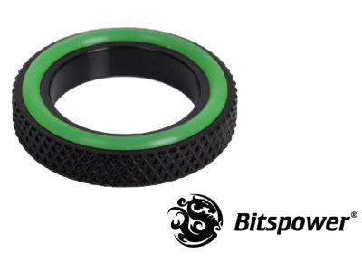 Bitspower distansestykke for 1/4"BSP, Matt Black