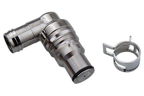 Koolance VL3N-M13LB, nippel, vinkel, 1/2&quot;ID, male