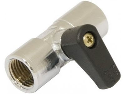 AquaComputer stengeventil, 1/4&quot;BSP