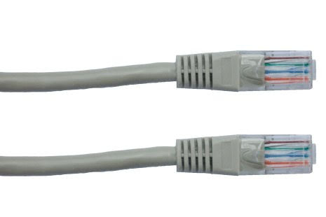 Patchkabel, Cat5e, UTP, Grå, 1m