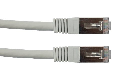Patchkabel, Cat6a, PiMF, Dobbelskjermet, LSOH, Grå, 0.3m
