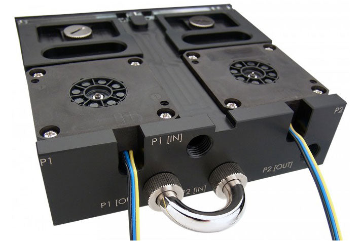 Koolance RP-401X2 Reservoir, Dual Loop