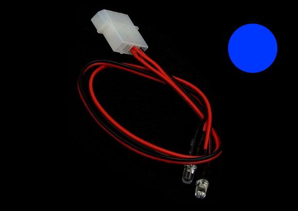 EK LED, 2 stk 3mm, Blå