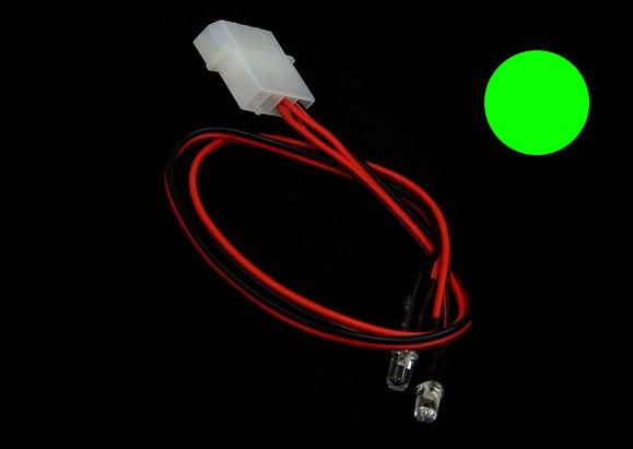 EK LED, 2 stk 3mm, Grønn