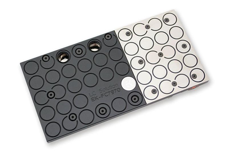 EK vannblokk for skjermkort, EK-FC7970 - Acetal+EN Nickel CSQ