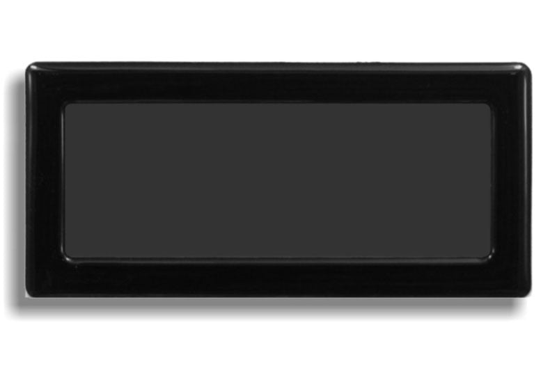 DEMCiflex magnetisk filter 2x40mm, rektangulær, sort