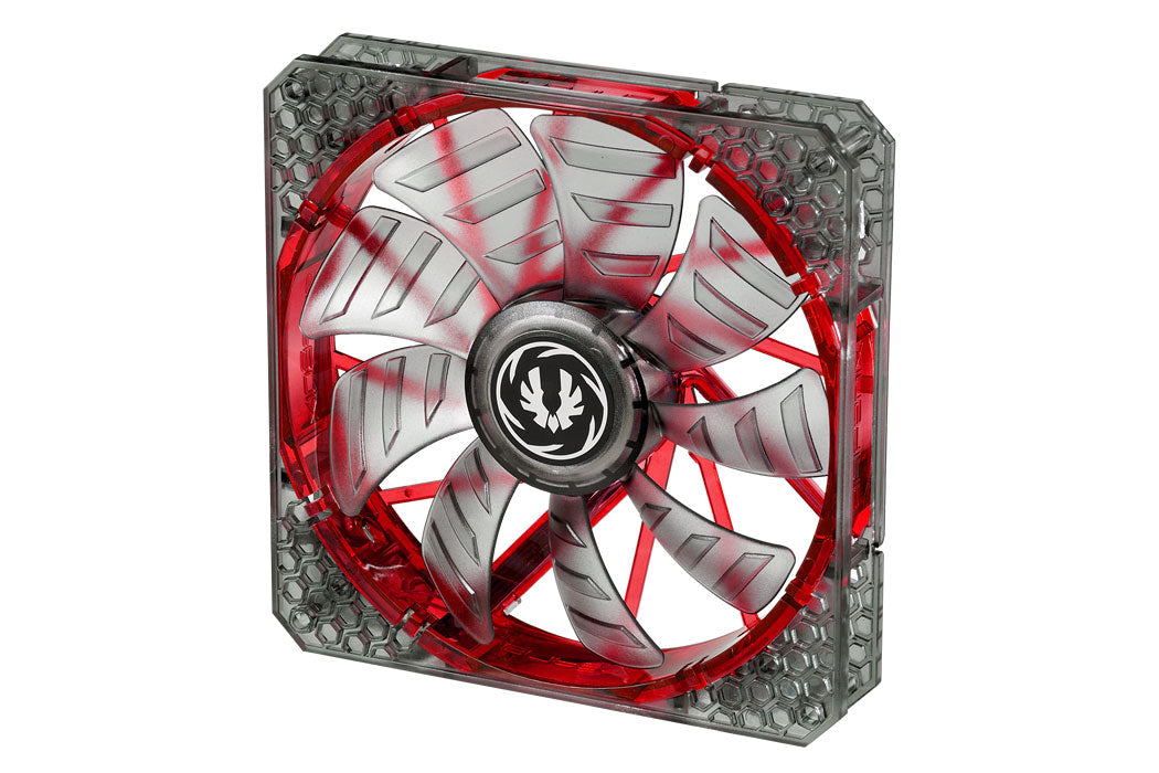 Bitfenix vifte m/rød LED, Spectre PRO, 140x25