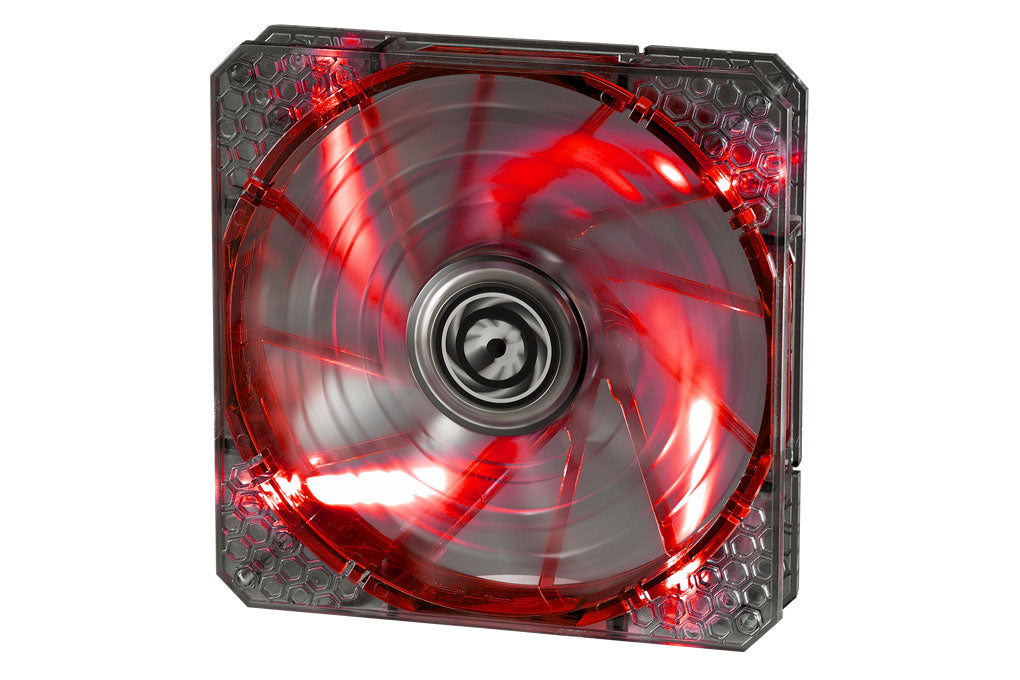 Bitfenix vifte m/rød LED, Spectre PRO, 140x25
