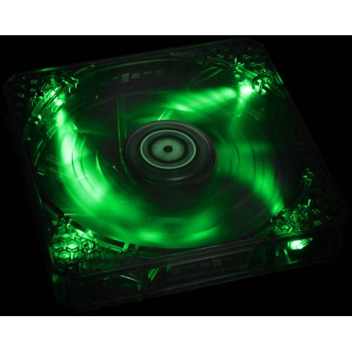 Bitfenix vifte m/grønn LED, Spectre PRO, 140x25