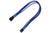 Forlenger, 4 pins PWM vifte, lederstrømper, 30cm, blå