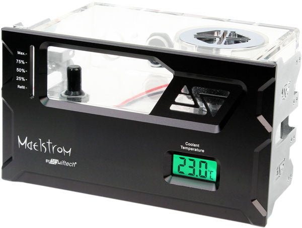 Swiftech tank, Maelstrom 5¼" Dual Bay Reservoir