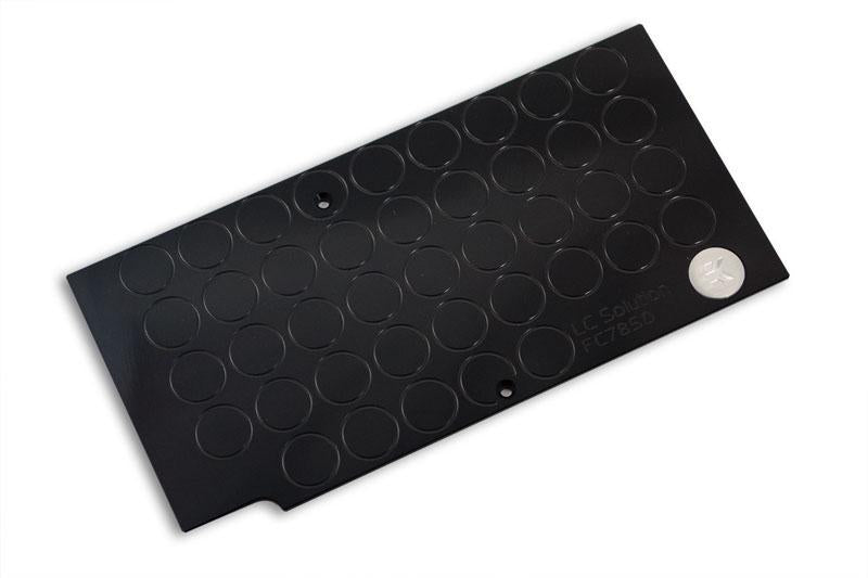 EK bakplate for EK-FC7850, sort