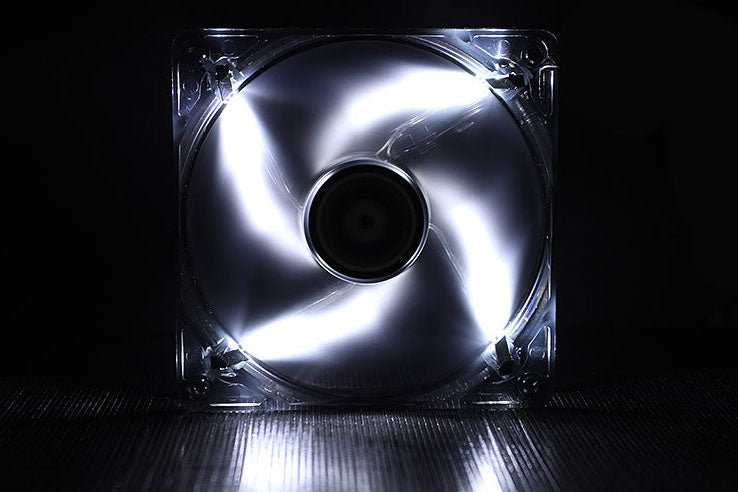 Bitfenix vifte m/hvit LED, Spectre, 140x25