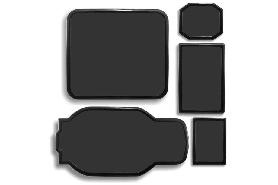 DEMCiflex magnetisk filtersett for Corsair 600T, sort