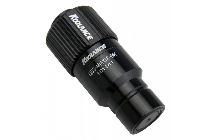Koolance QD3-MS13X16-BK, kompresjonsnippel, 1/2&quot;ID-5/8&quot;OD, male, sort