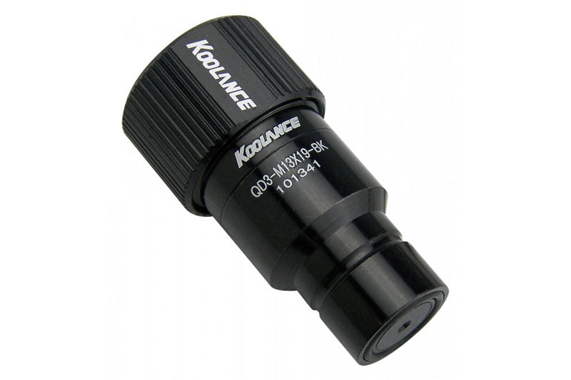 Koolance QD3-MS13X19-BK, kompresjonsnippel, 1/2&quot;ID-3/4&quot;OD, male, sort