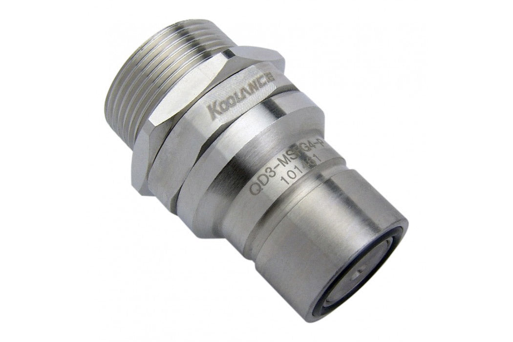 Koolance QD3-MSFG4-P, gjennomføring, 1/4&quot;BSP innvendige gjenger , male