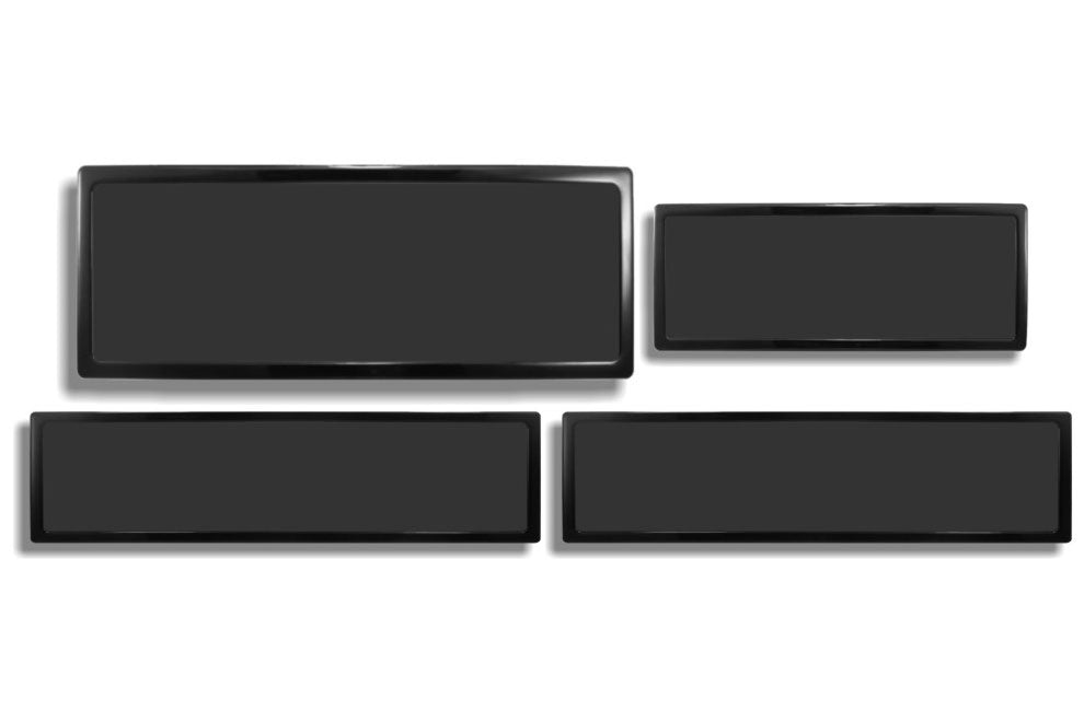 DEMCiflex magnetisk filtersett for Corsair 900D, sort