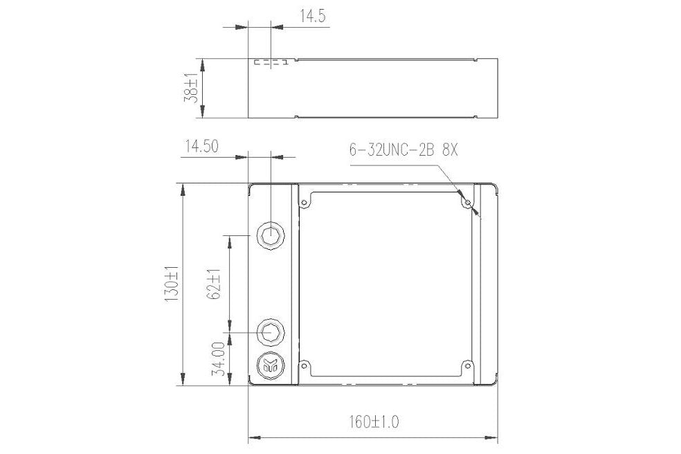 EK Coolstream radiator, PE 120, 1x120-38