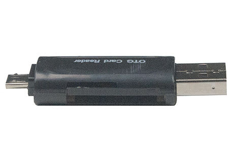 microSD og SD til microUSB og USB adapter