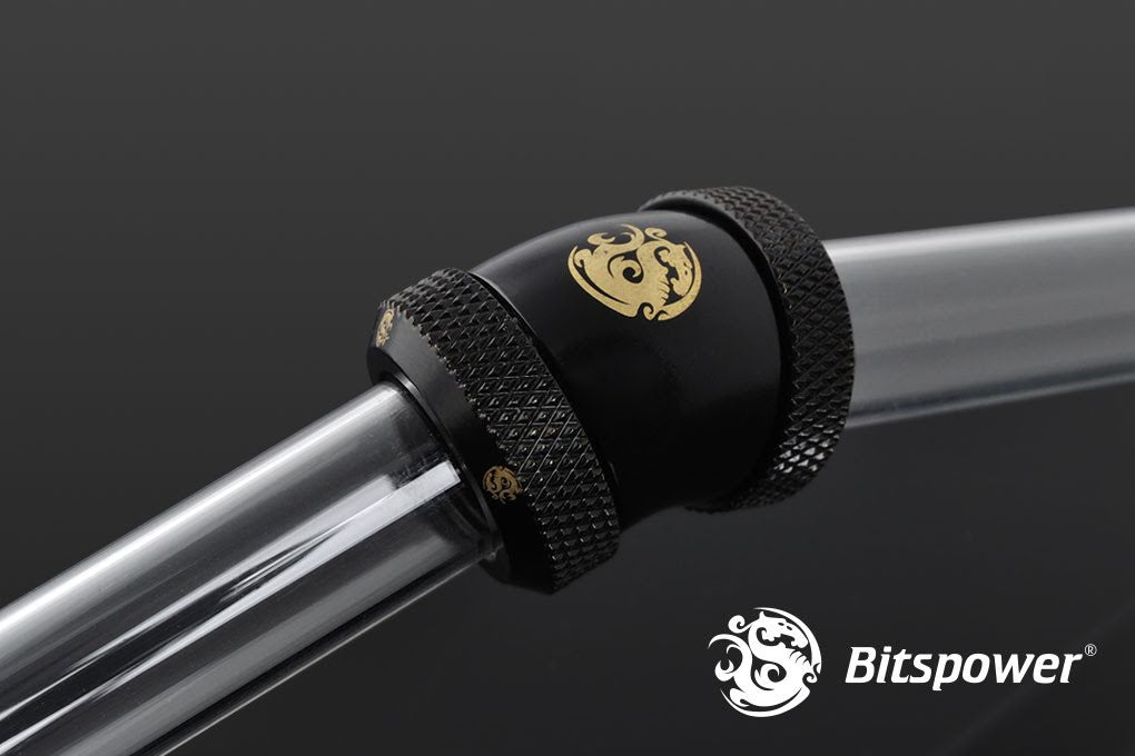 Bitspower Multi-Link Adapter, 30°, Ø12mm, Matt Black