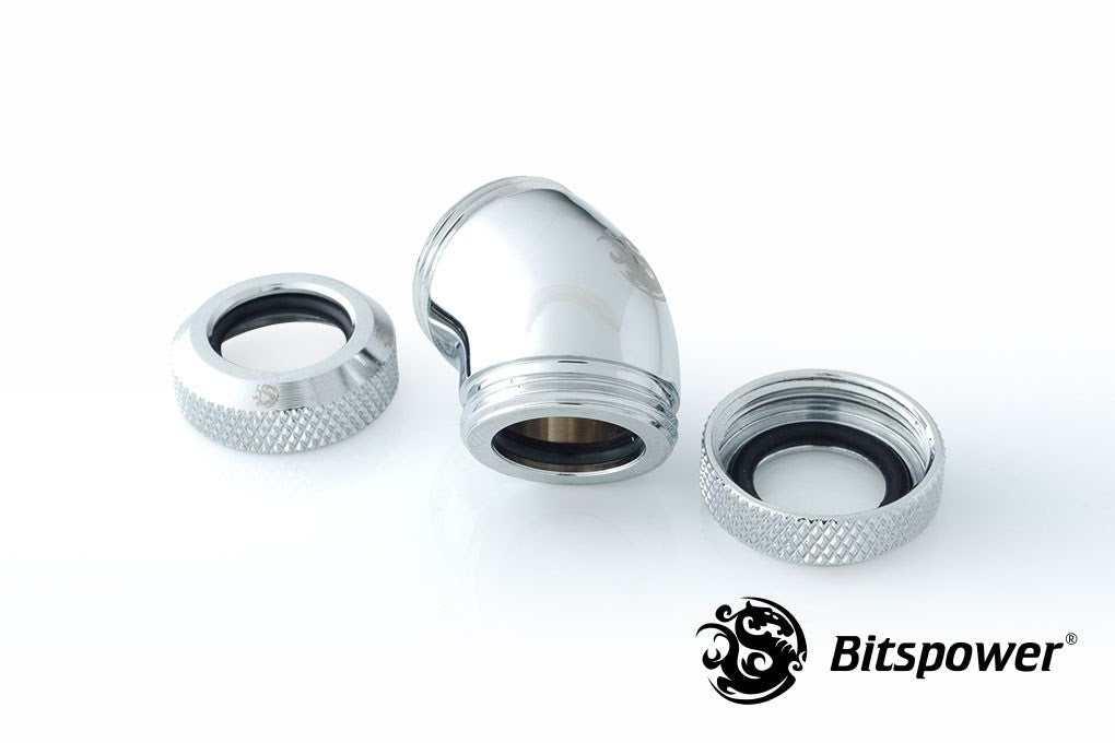 Bitspower Multi-Link Adapter, 45°, Ø12mm