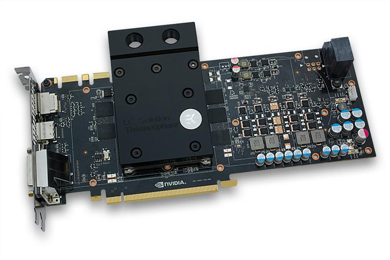 EK vannblokk for skjermkort, Thermosphere - Acetal