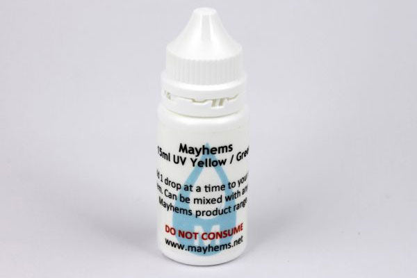 Mayhems Dye, UV Yellow/Green, 0.015 liter