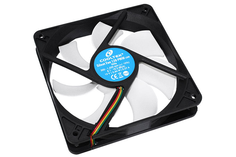Cooltek vifte, Silent Fan 120 PWM low, 120x25