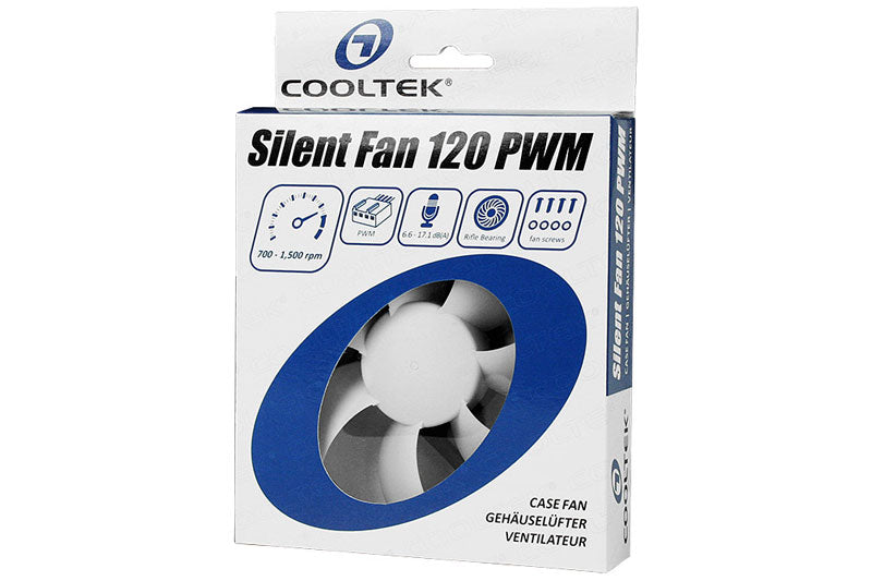 Cooltek vifte, Silent Fan 120 PWM, 120x25